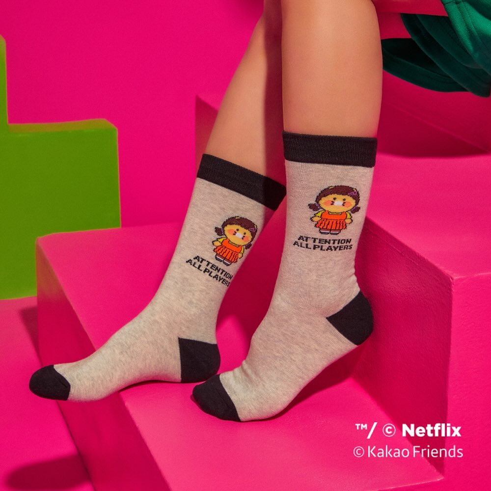 Vớ KAKAO Friends Squid Game Socks #Chunshik - Kallos Vietnam