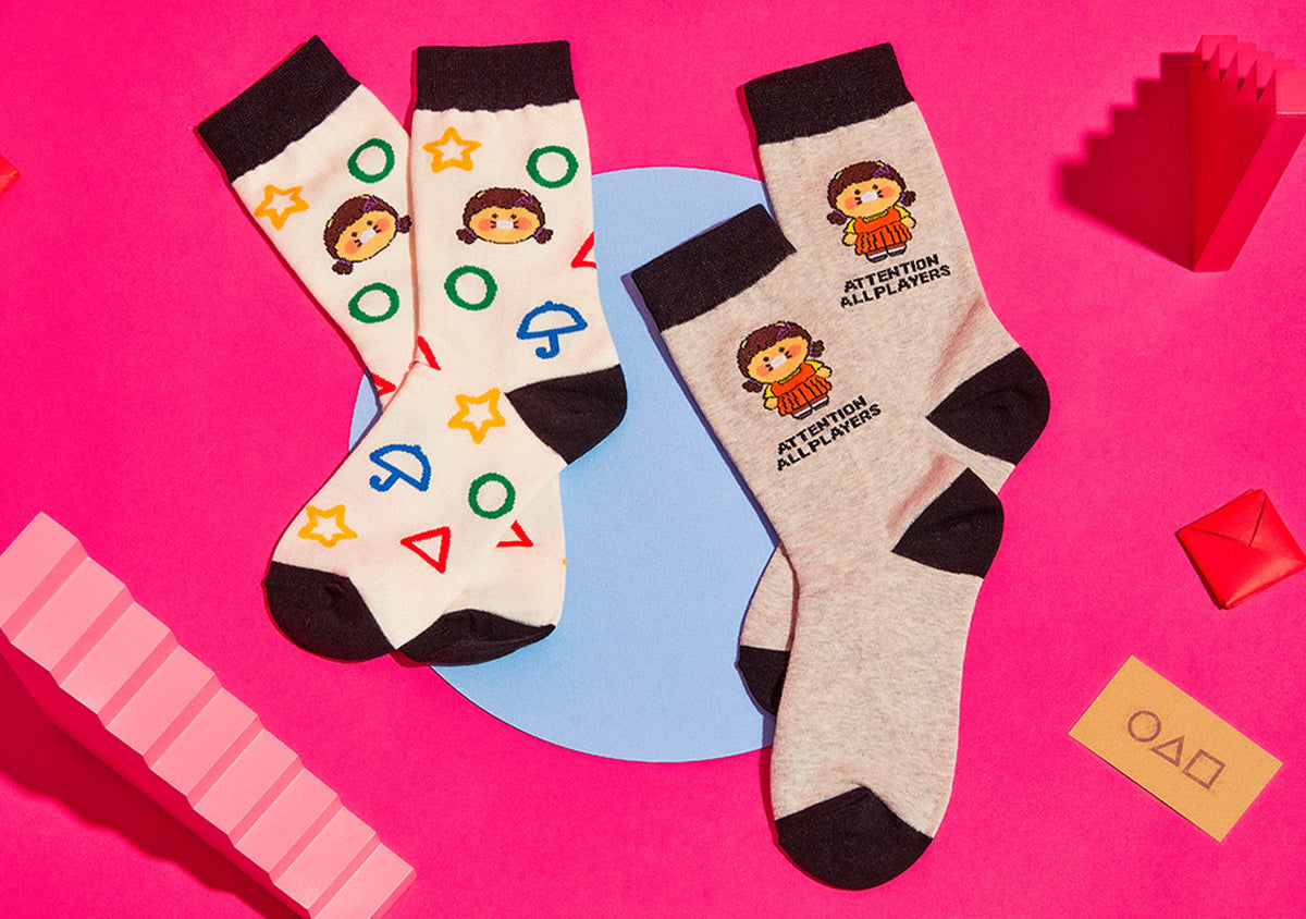 Vớ KAKAO Friends Squid Game Socks #Chunshik - Kallos Vietnam