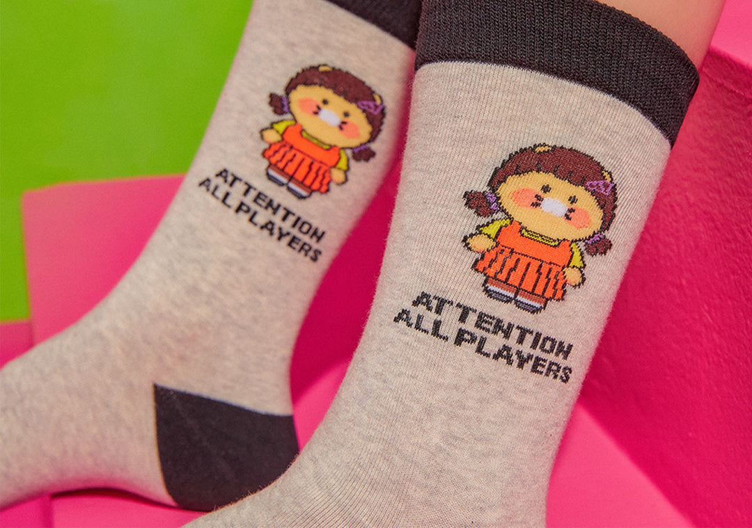 Vớ KAKAO Friends Squid Game Socks #Chunshik - Kallos Vietnam