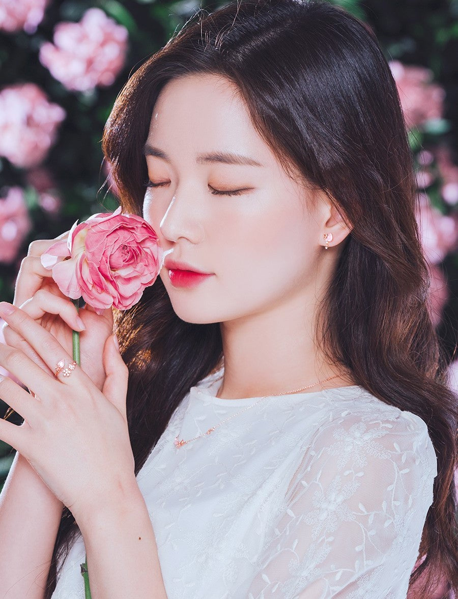 Bông Tai Wing Bling Love Rose Crystal Muse Earrings - Kallos Vietnam