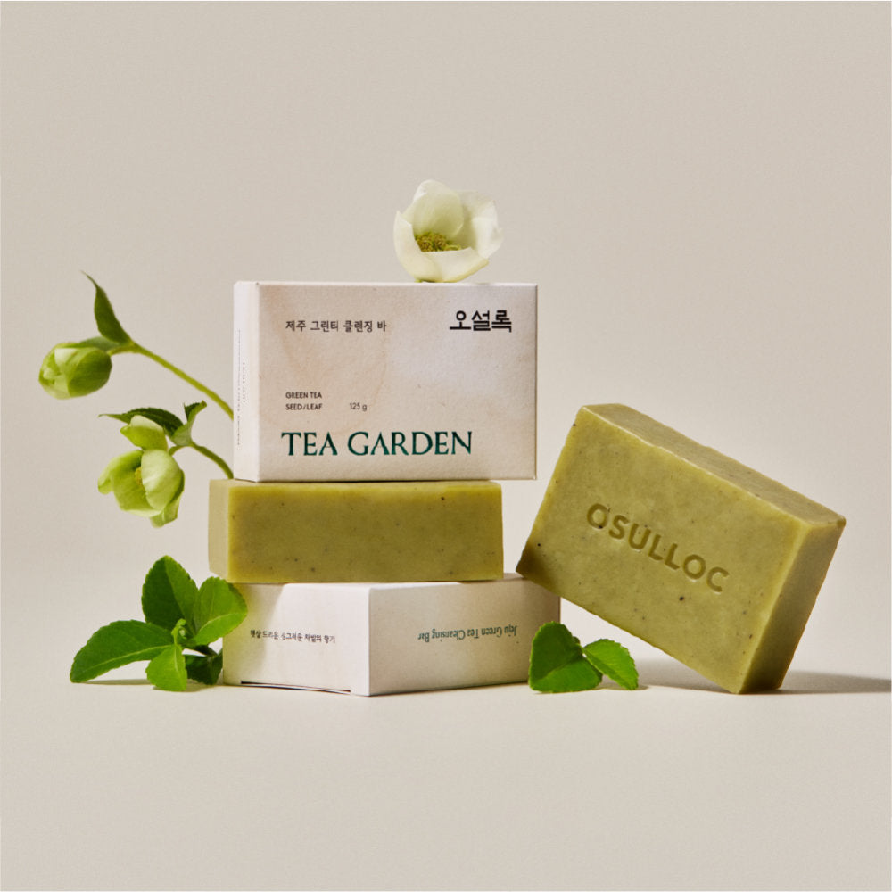 Xa Phong Rua Mat OSULLOC Jeju Green Tea Cleansing Bar - Kallos Vietnam