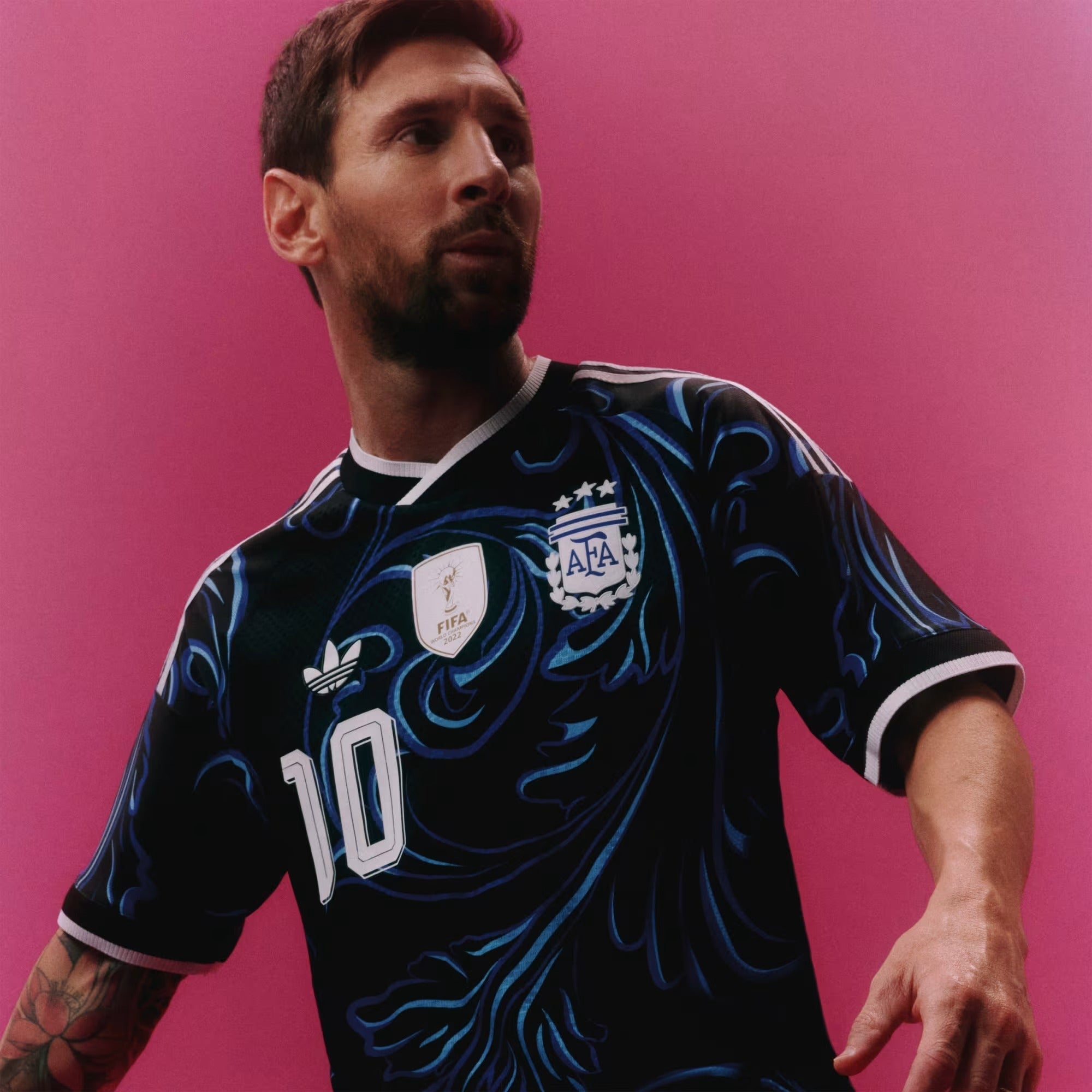 Áo ADIDAS Argentina 26 Away Authentic Jersey #Messi