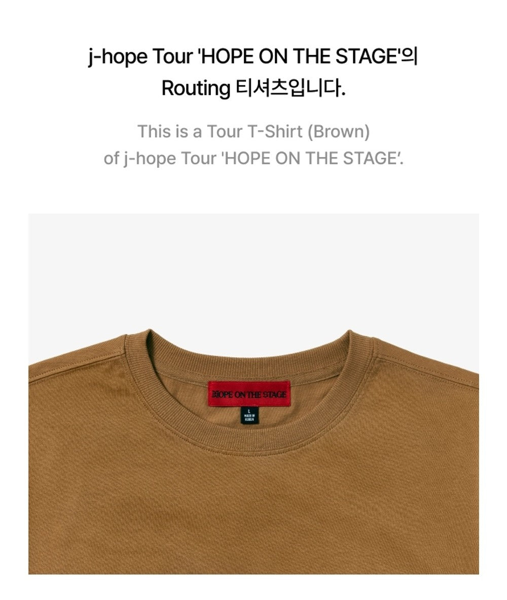 Áo BTS Tour T-Shirt #Brown - Kallos Vietnam