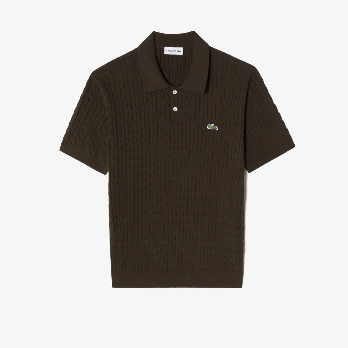 Áo LACOSTE Cable Short Sleeve Polo #BZD