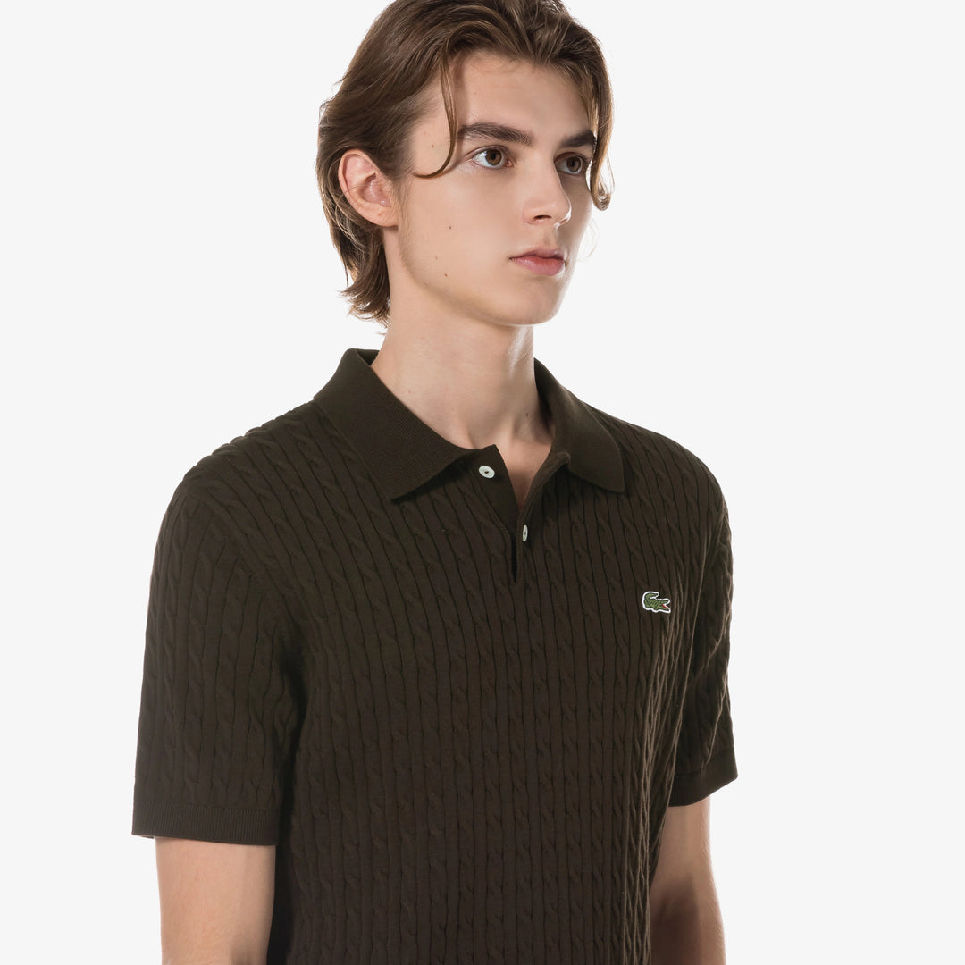 Áo LACOSTE Cable Short Sleeve Polo #BZD