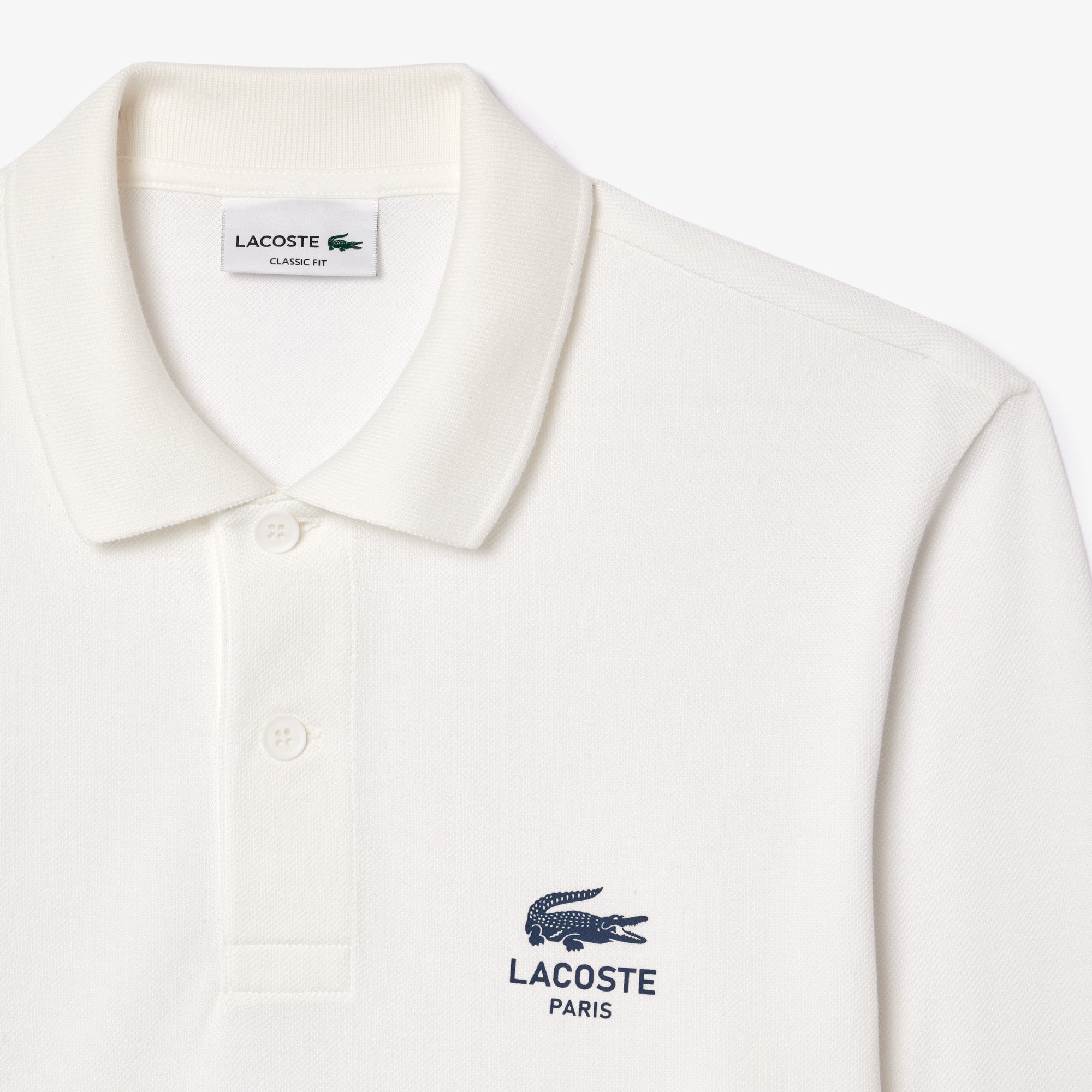 Áo LACOSTE Casual & Unisex Polo #70V / White - Kallos Vietnam