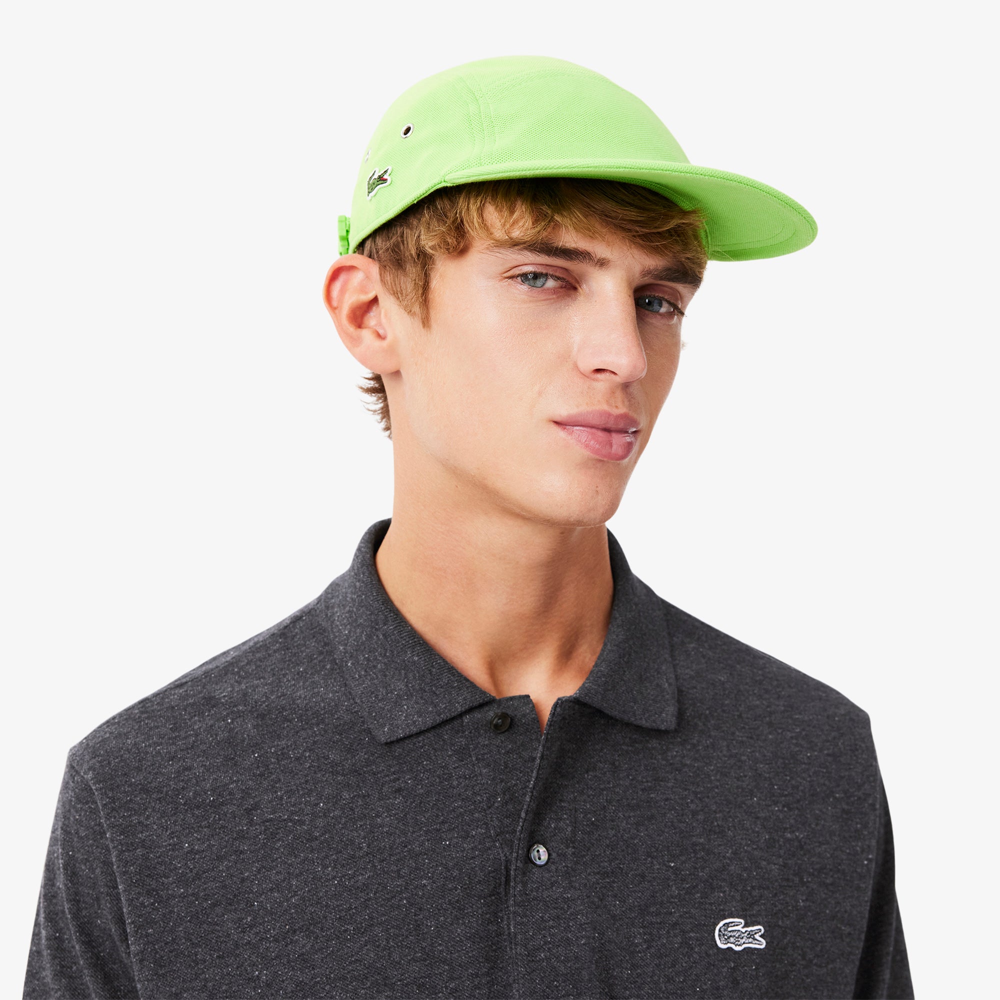 Áo LACOSTE Classic Fit Short Sleeve Melange Polo #I7X / Black - Kallos Vietnam