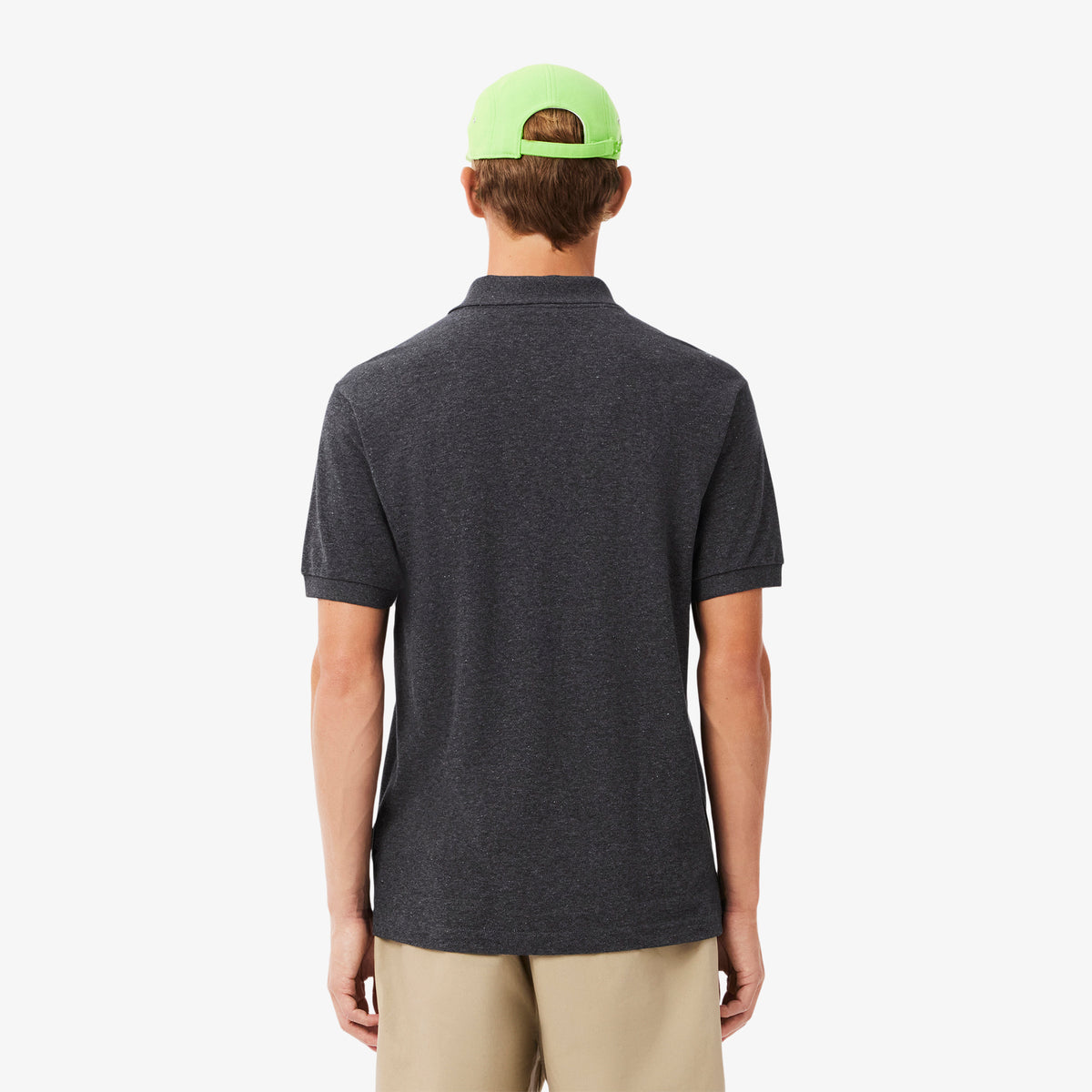 Áo LACOSTE Classic Fit Short Sleeve Melange Polo #I7X / Black