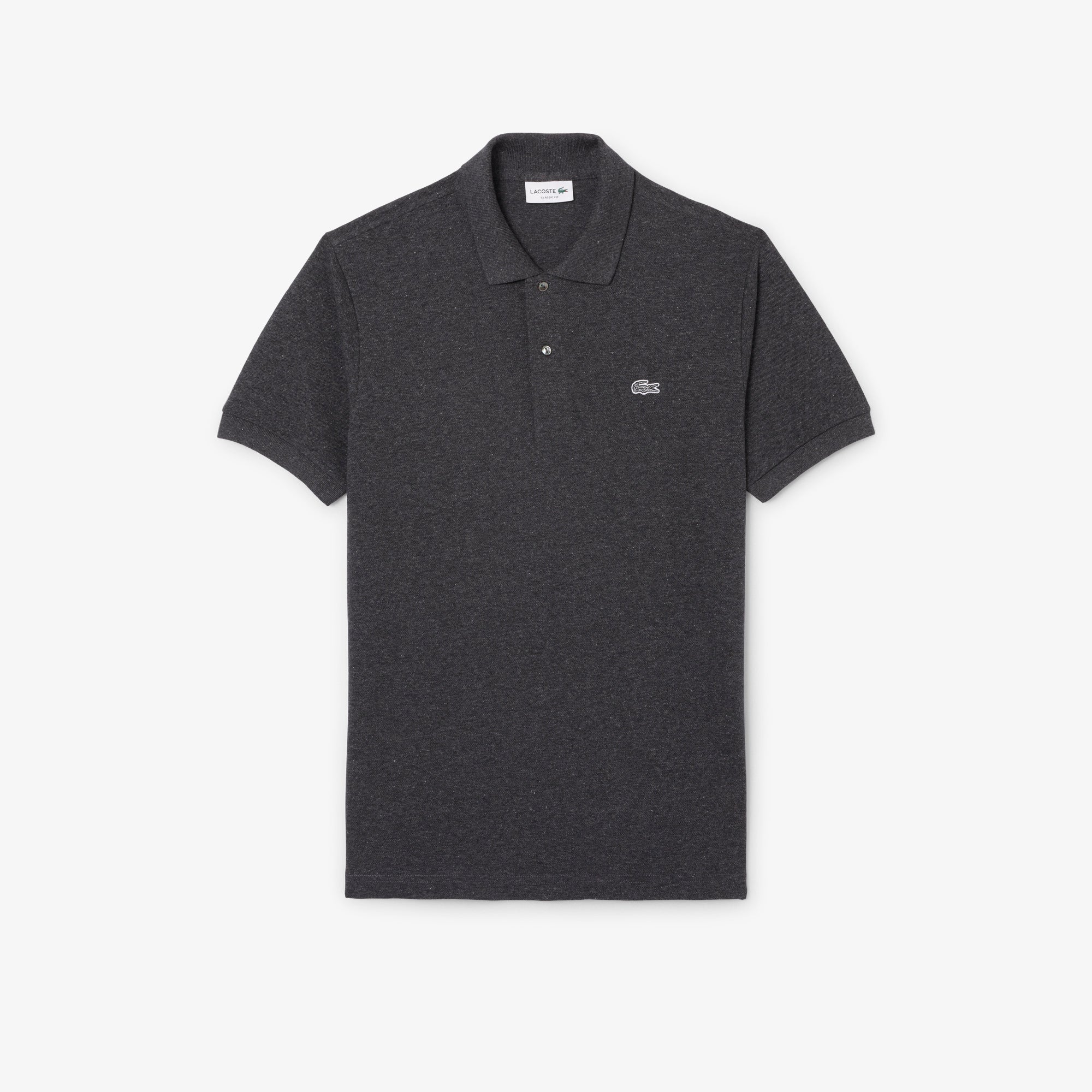 Áo LACOSTE Classic Fit Short Sleeve Melange Polo #I7X / Black - Kallos Vietnam