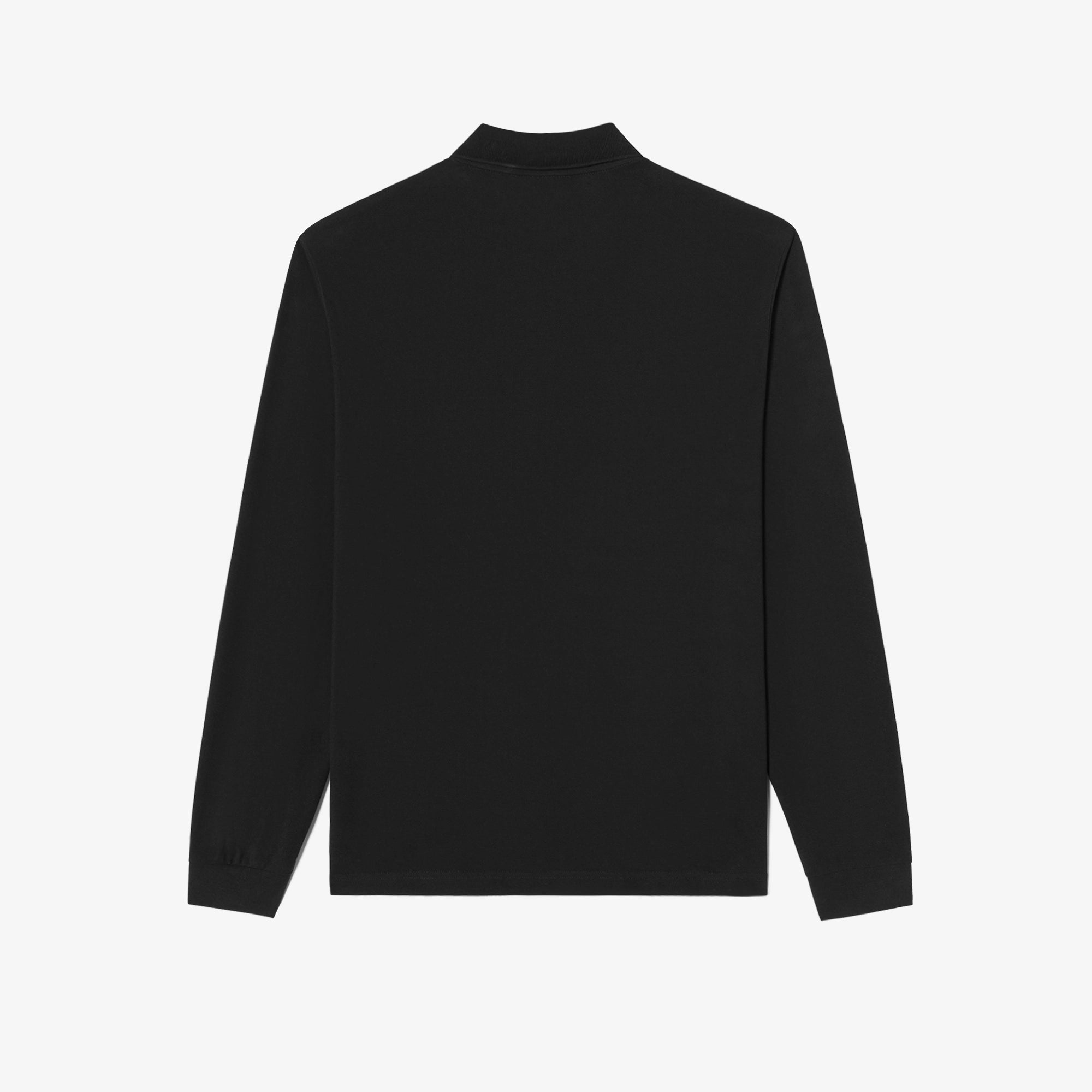 Áo LACOSTE French Regular Fit Long Sleeve Basic Polo #031 / Black - Kallos Vietnam