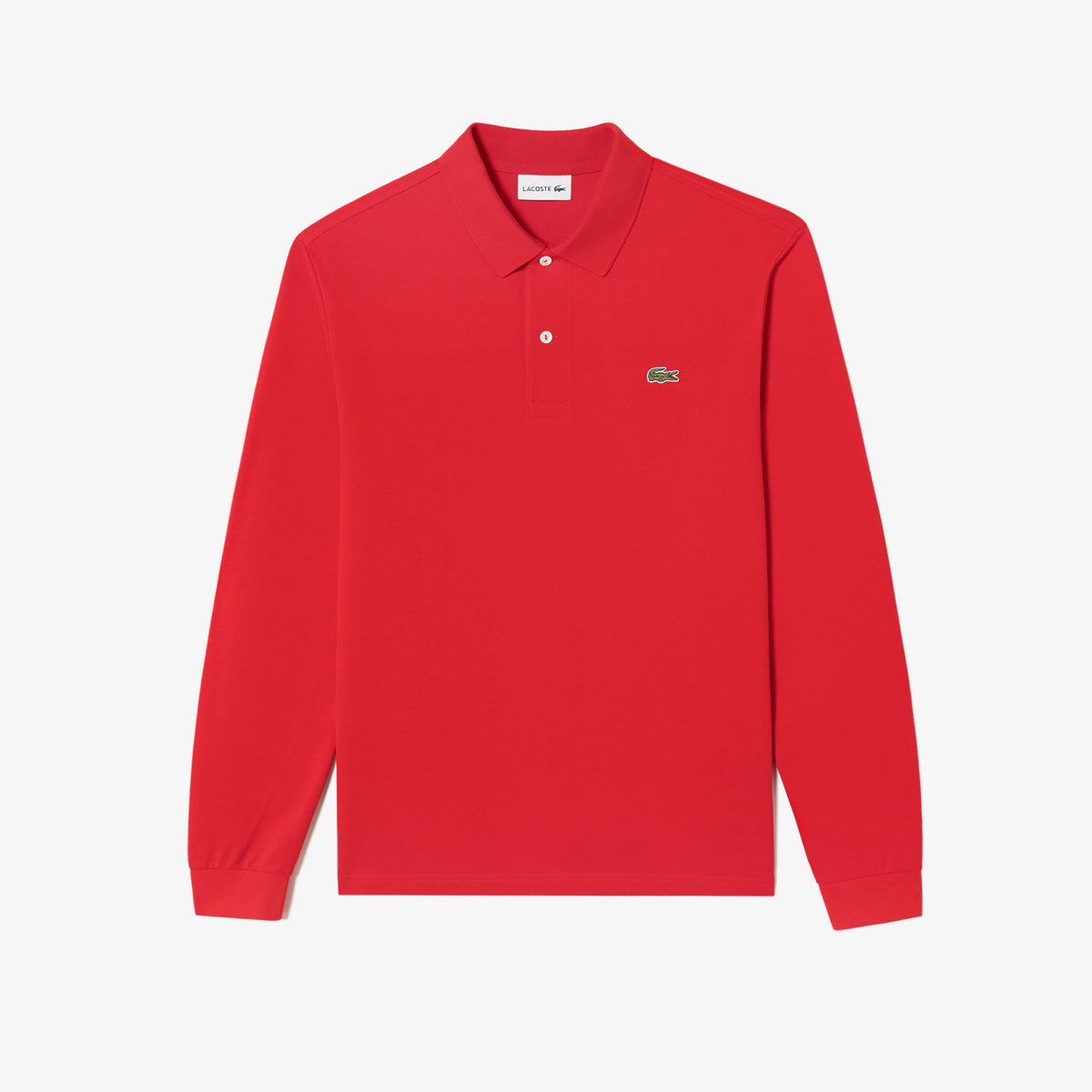 Áo LACOSTE French Regular Fit Long Sleeve Basic Polo #240 / Red