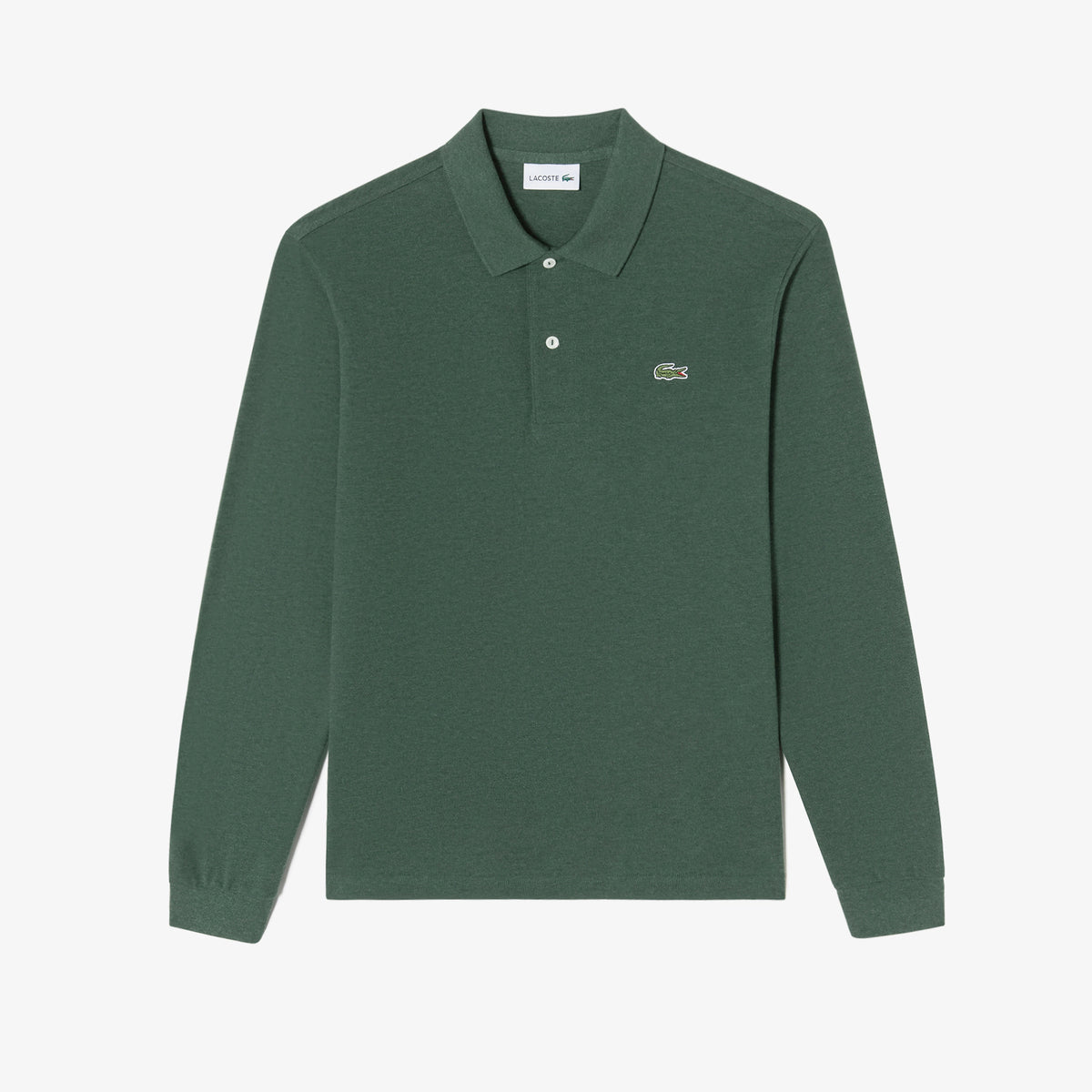 Áo LACOSTE French Regular Fit Long Sleeve Basic Polo #EL8 / Green