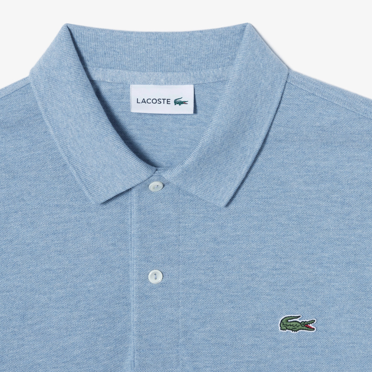 Áo LACOSTE French Regular Fit Long Sleeve Basic Polo #HBP / Pastel Blue