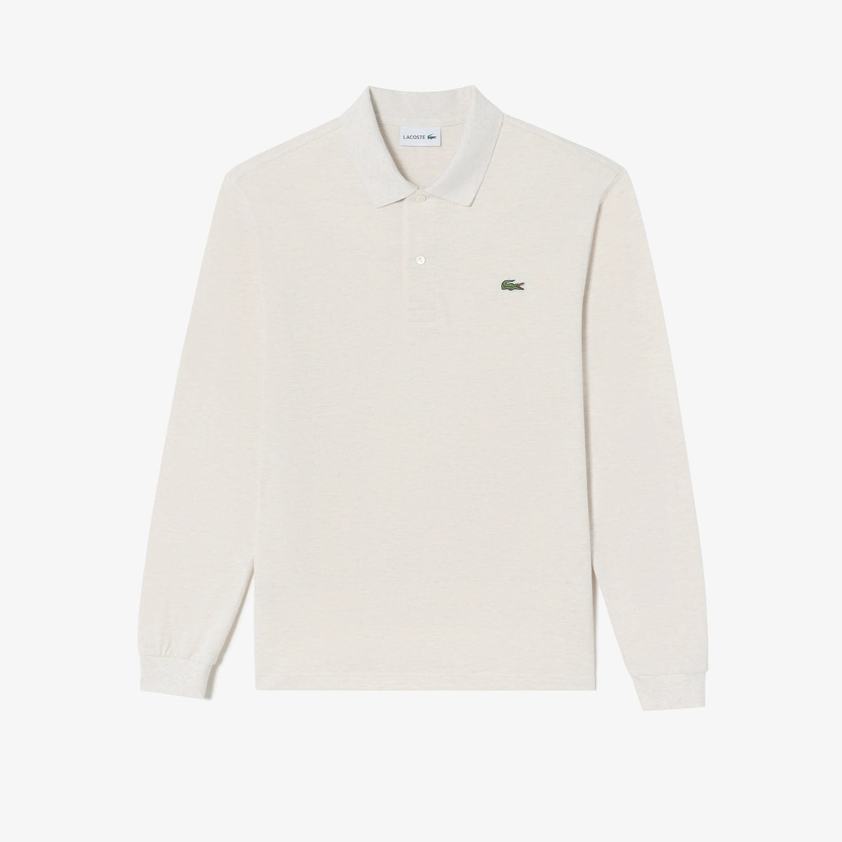 Áo LACOSTE French Regular Fit Long Sleeve Basic Polo #XFJ / Cream