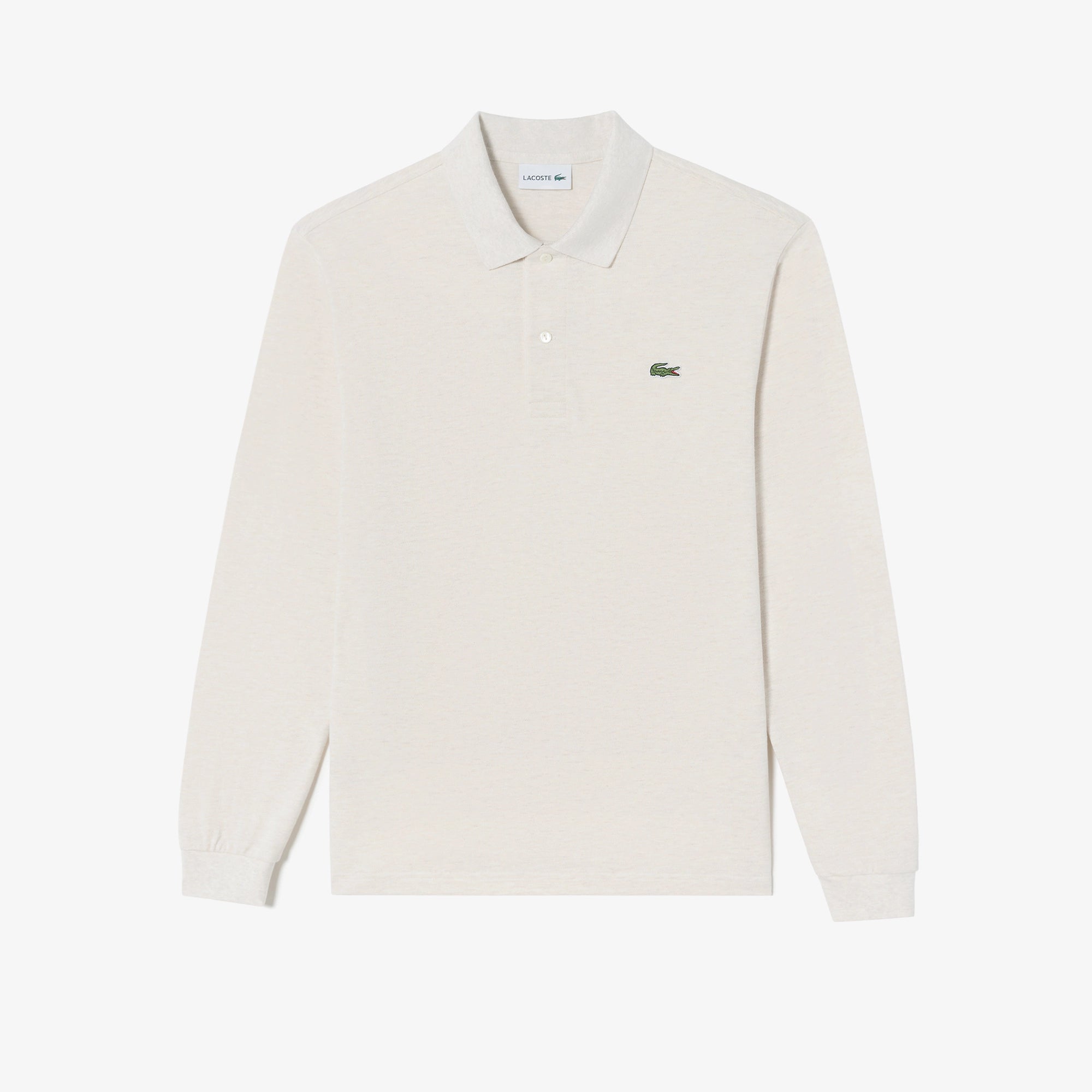 Áo LACOSTE French Regular Fit Long Sleeve Basic Polo #XFJ / Cream - Kallos Vietnam