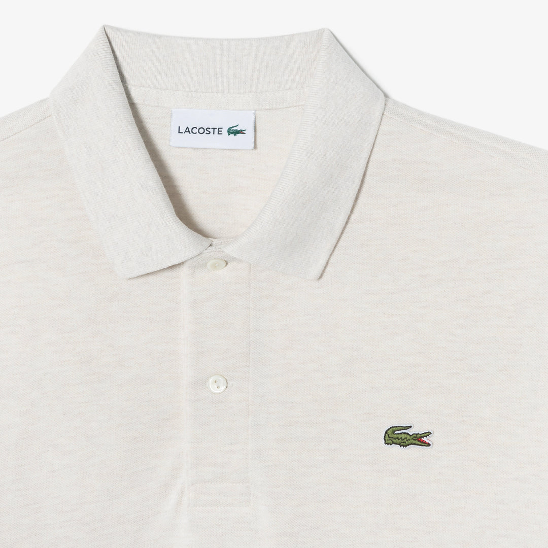 Áo LACOSTE French Regular Fit Long Sleeve Basic Polo #XFJ / Cream