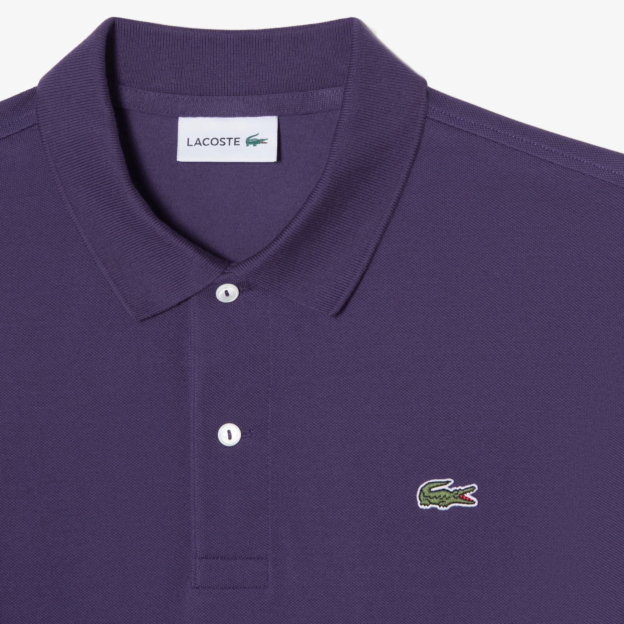 Áo LACOSTE French Regular Fit Long Sleeve Basic Polo #ZSV / Purple - Kallos Vietnam