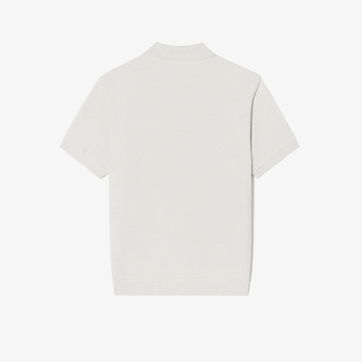 Áo LACOSTE Open Collar Texture Polo #XFJ / Cream