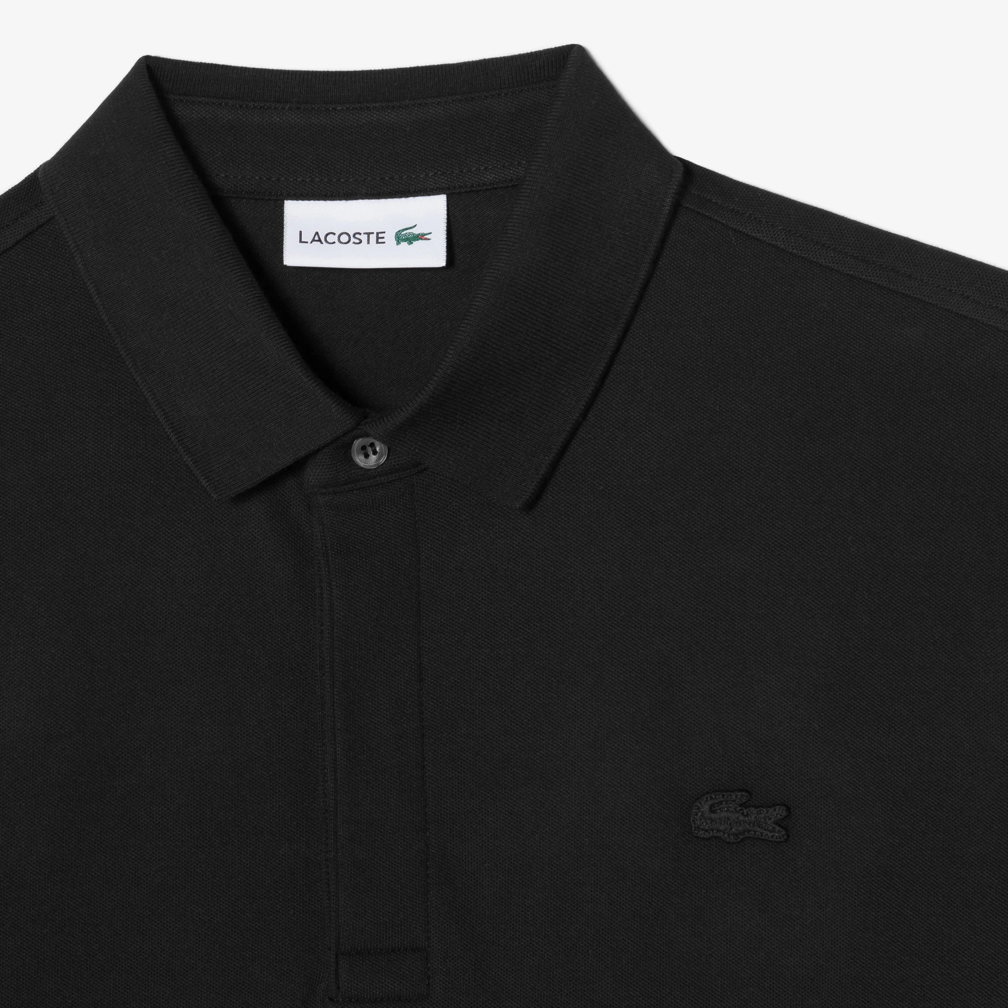 Áo LACOSTE PARIS Long Sleeve Polo #031 / Black - Kallos Vietnam
