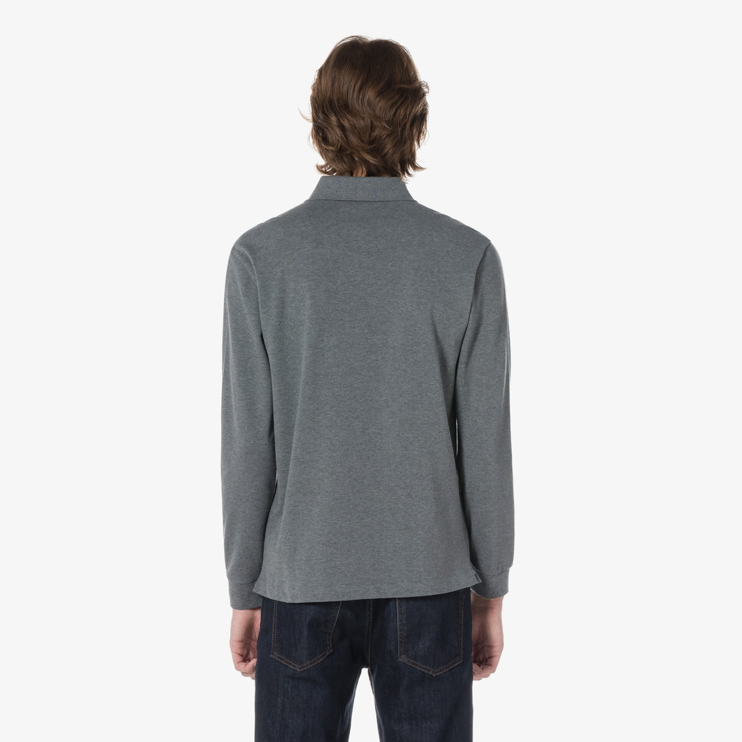 Áo LACOSTE PARIS Long Sleeve Polo #050 / Grey Pitch