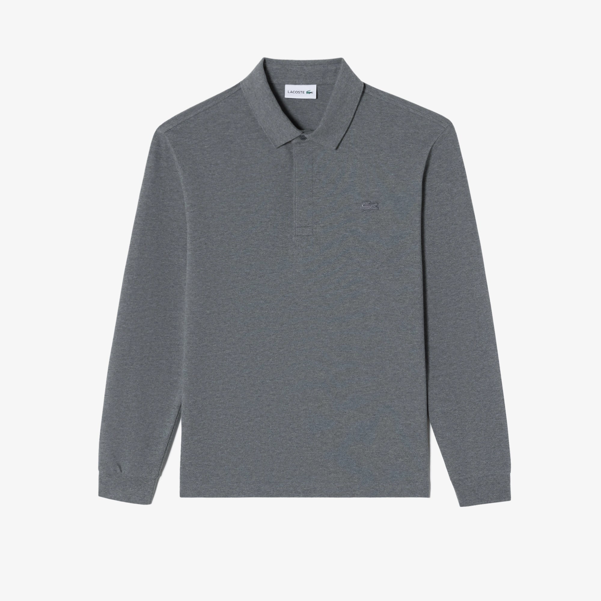 Áo LACOSTE PARIS Long Sleeve Polo #050 / Grey Pitch - Kallos Vietnam