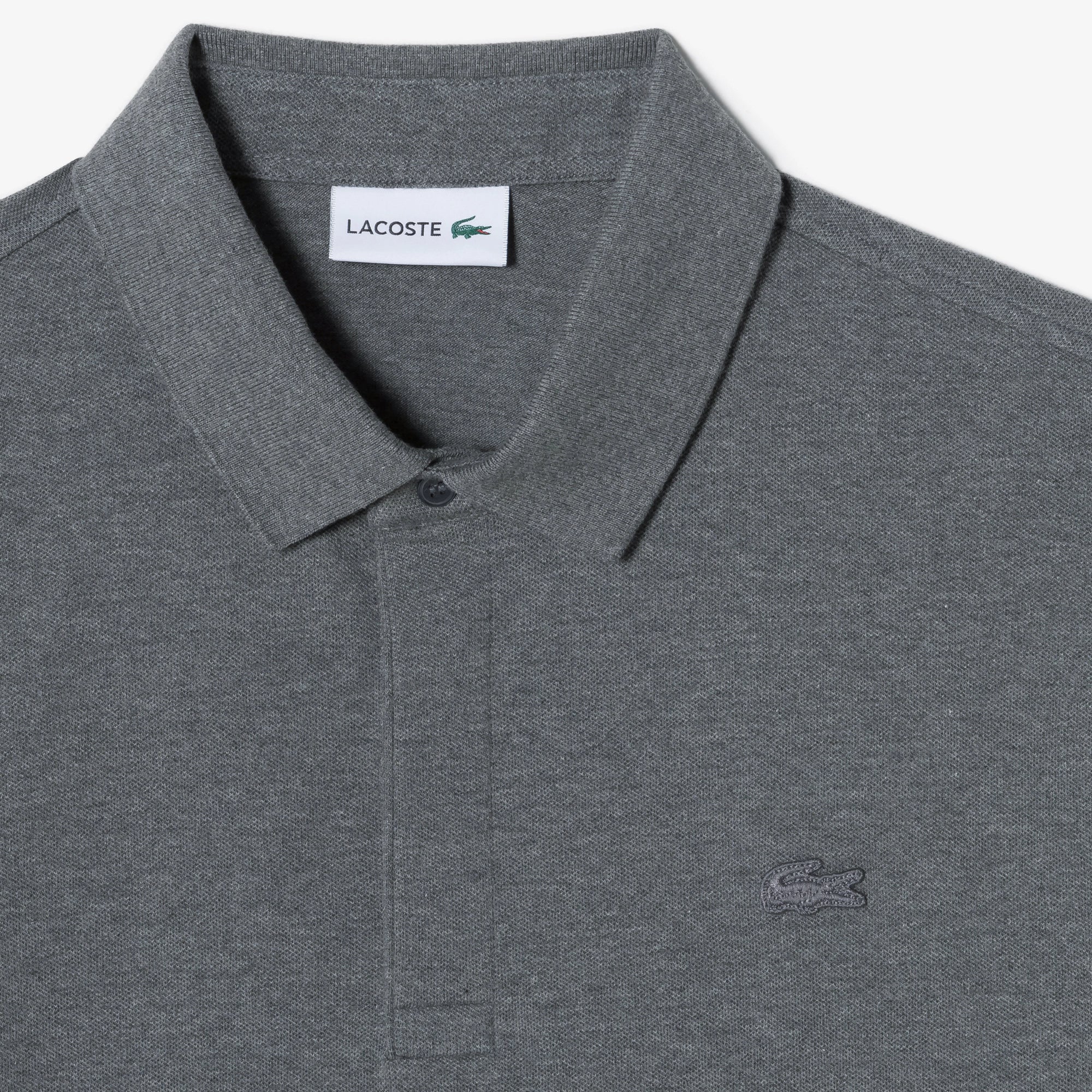Áo LACOSTE PARIS Long Sleeve Polo #050 / Grey Pitch - Kallos Vietnam