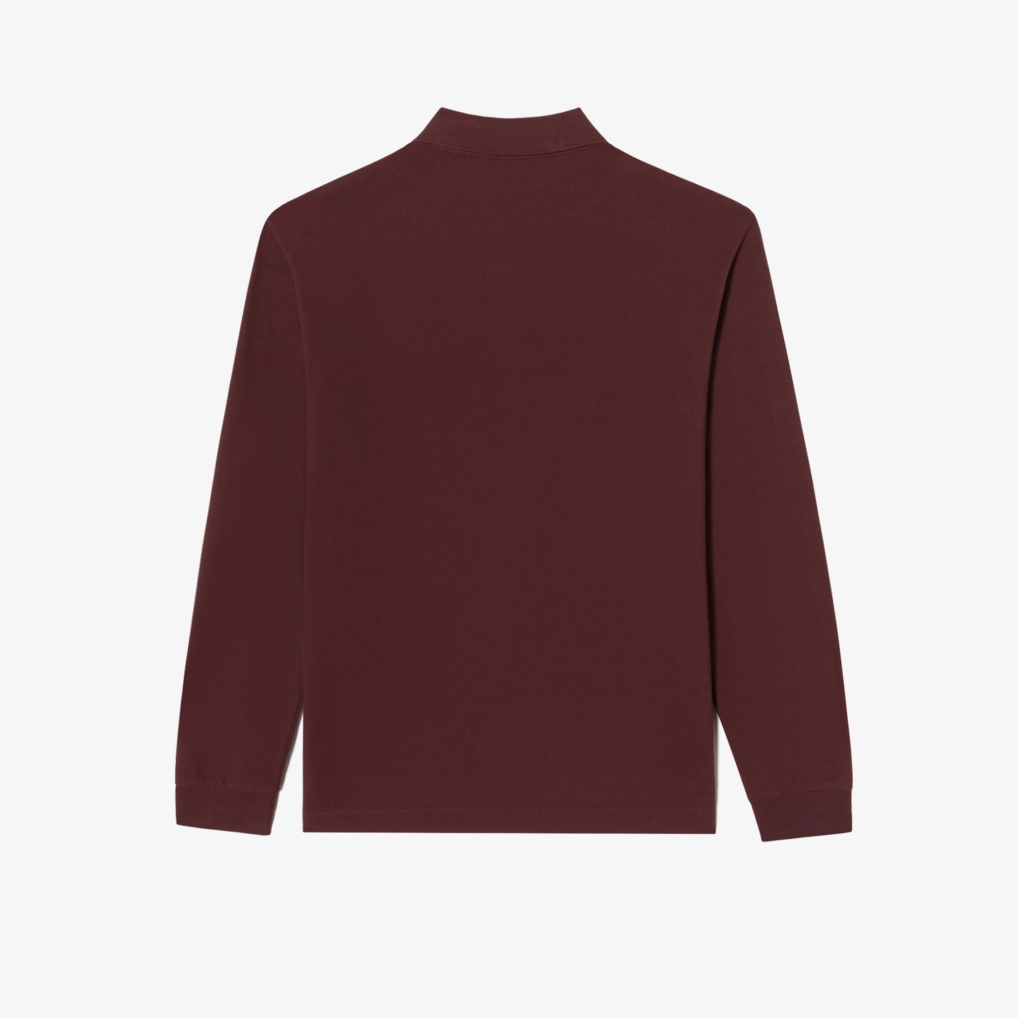 Áo LACOSTE PARIS Long Sleeve Polo #BZD / Bordeaux Dark - Kallos Vietnam