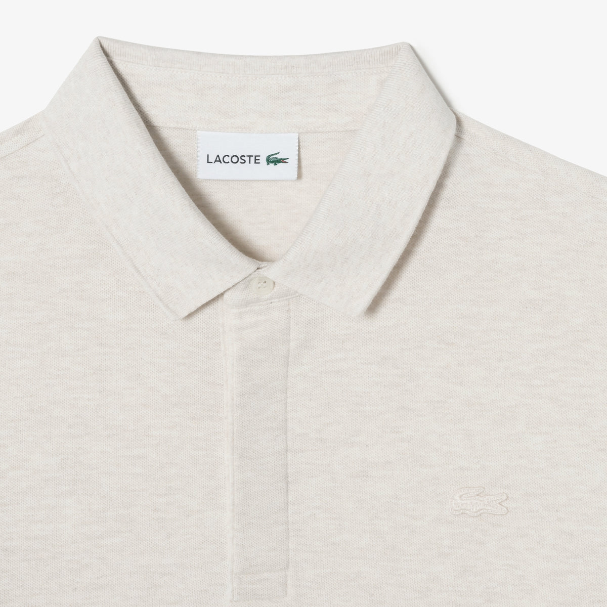 Áo LACOSTE PARIS Long Sleeve Polo #XFJ / Cream