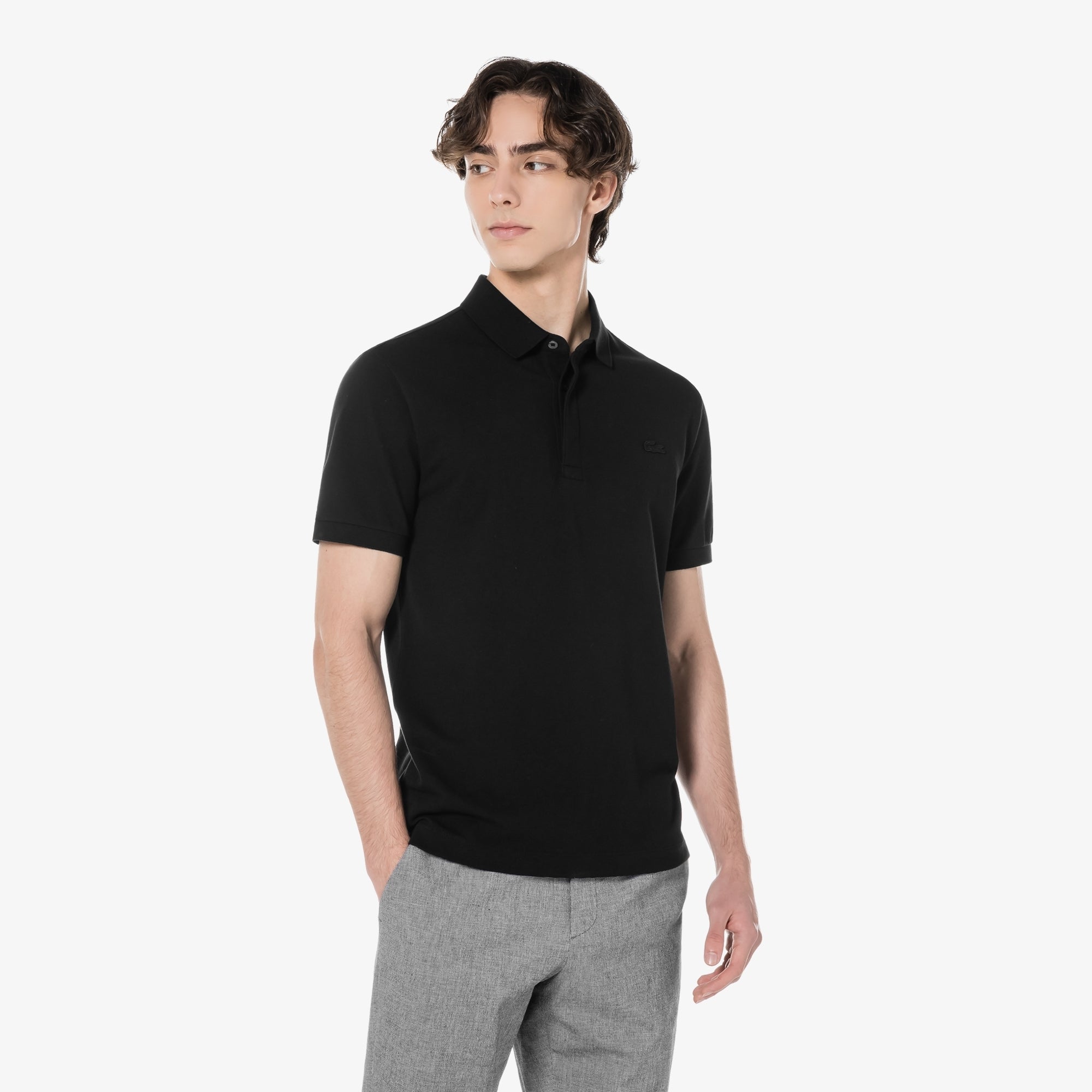Áo LACOSTE Paris Polo #031 / Black - Kallos Vietnam