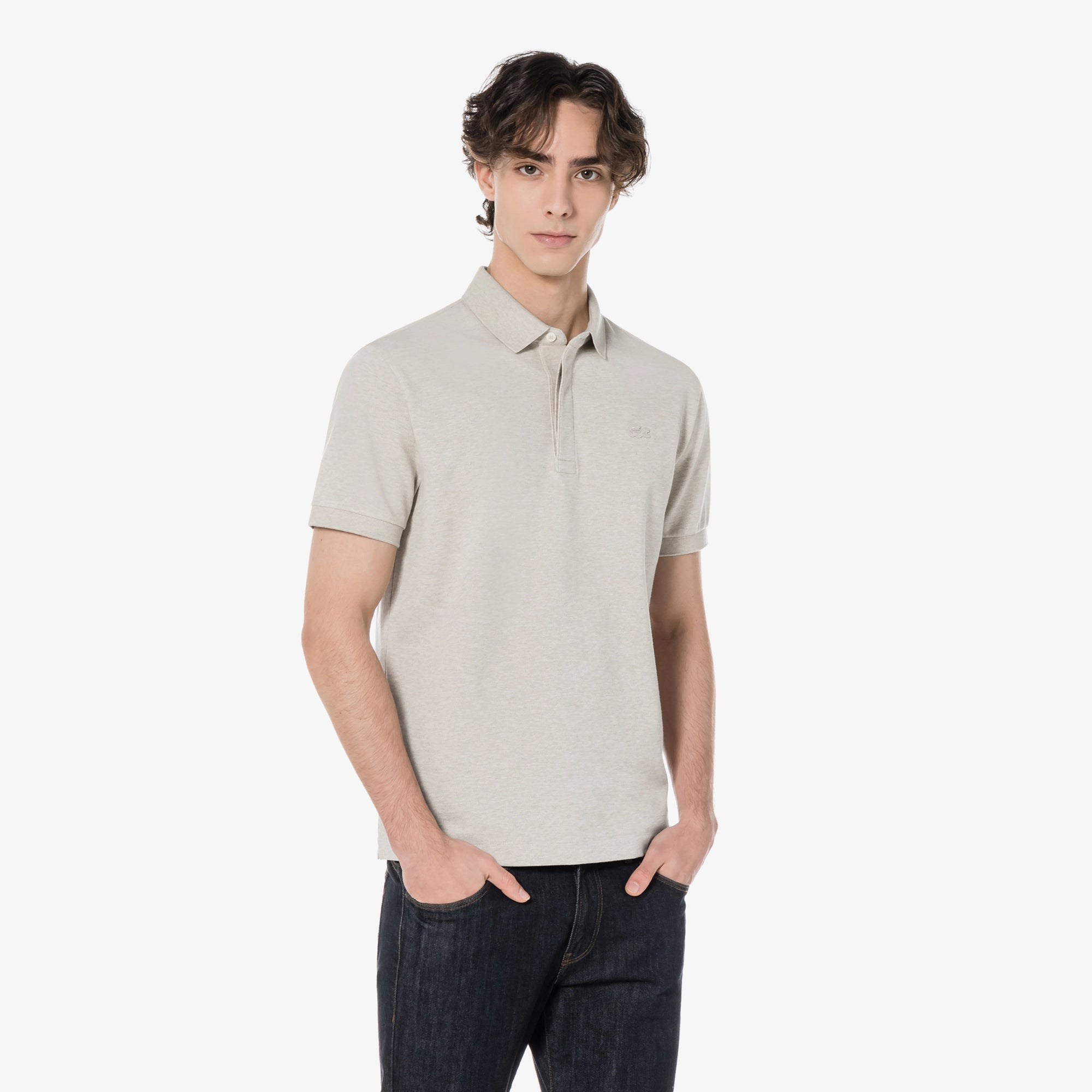 Áo LACOSTE Paris Polo #IXM / Beige - Kallos Vietnam