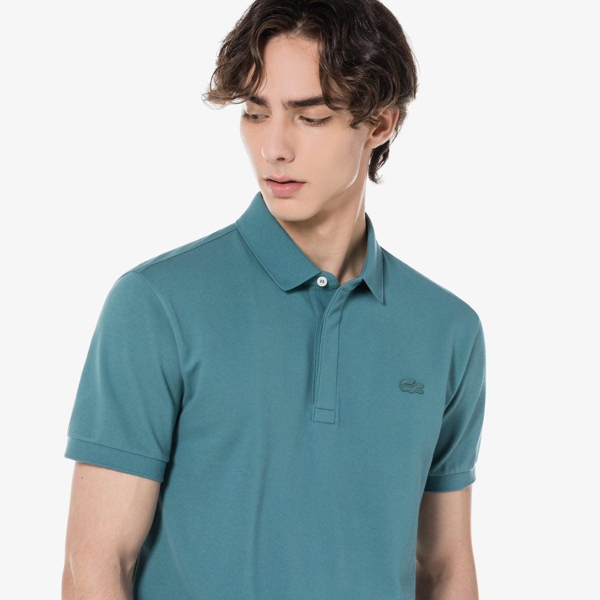 Áo LACOSTE Paris Polo #IY4 / Hydro Blue