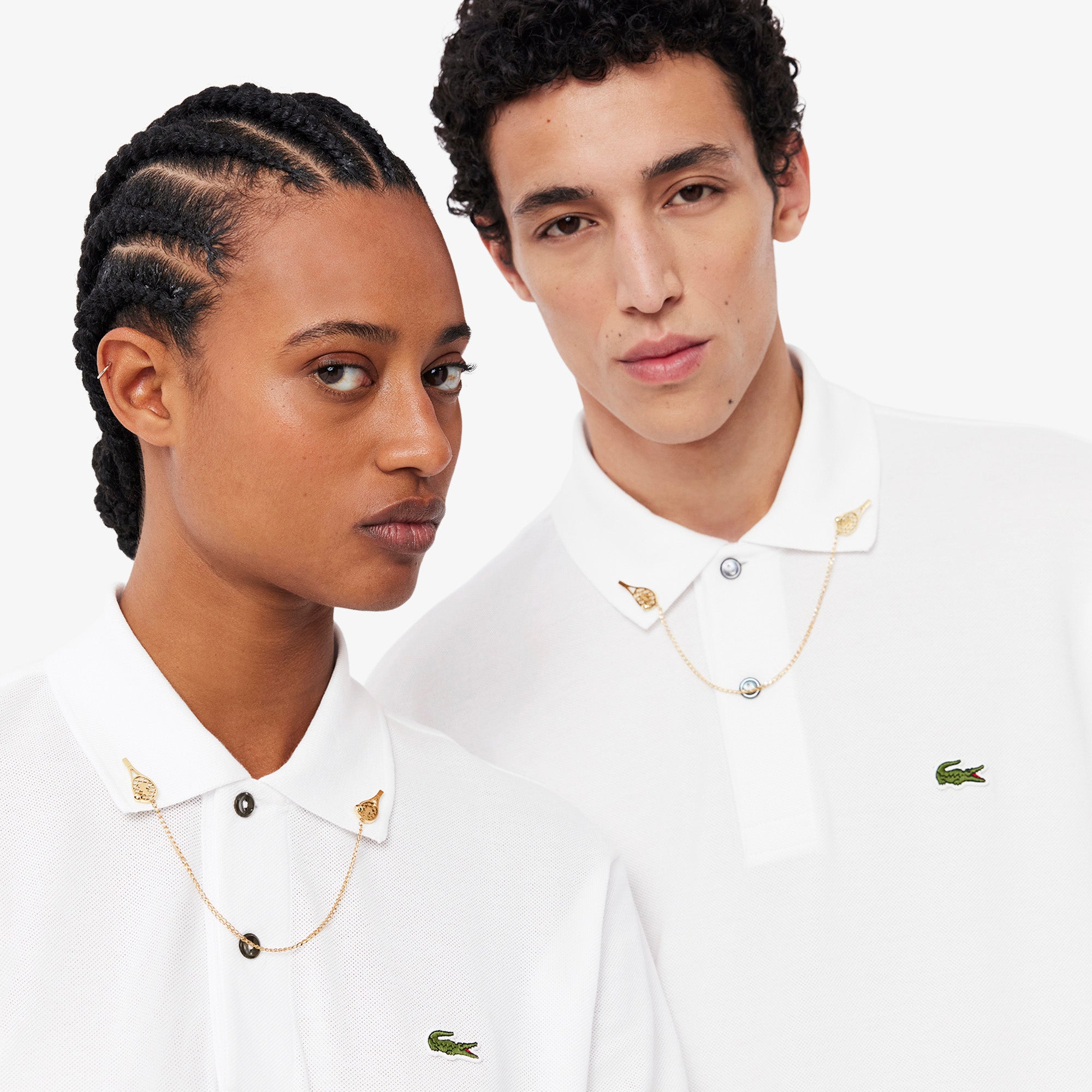 Áo LACOSTE Petite Piqué Photographic Polo #001 / White - Kallos Vietnam