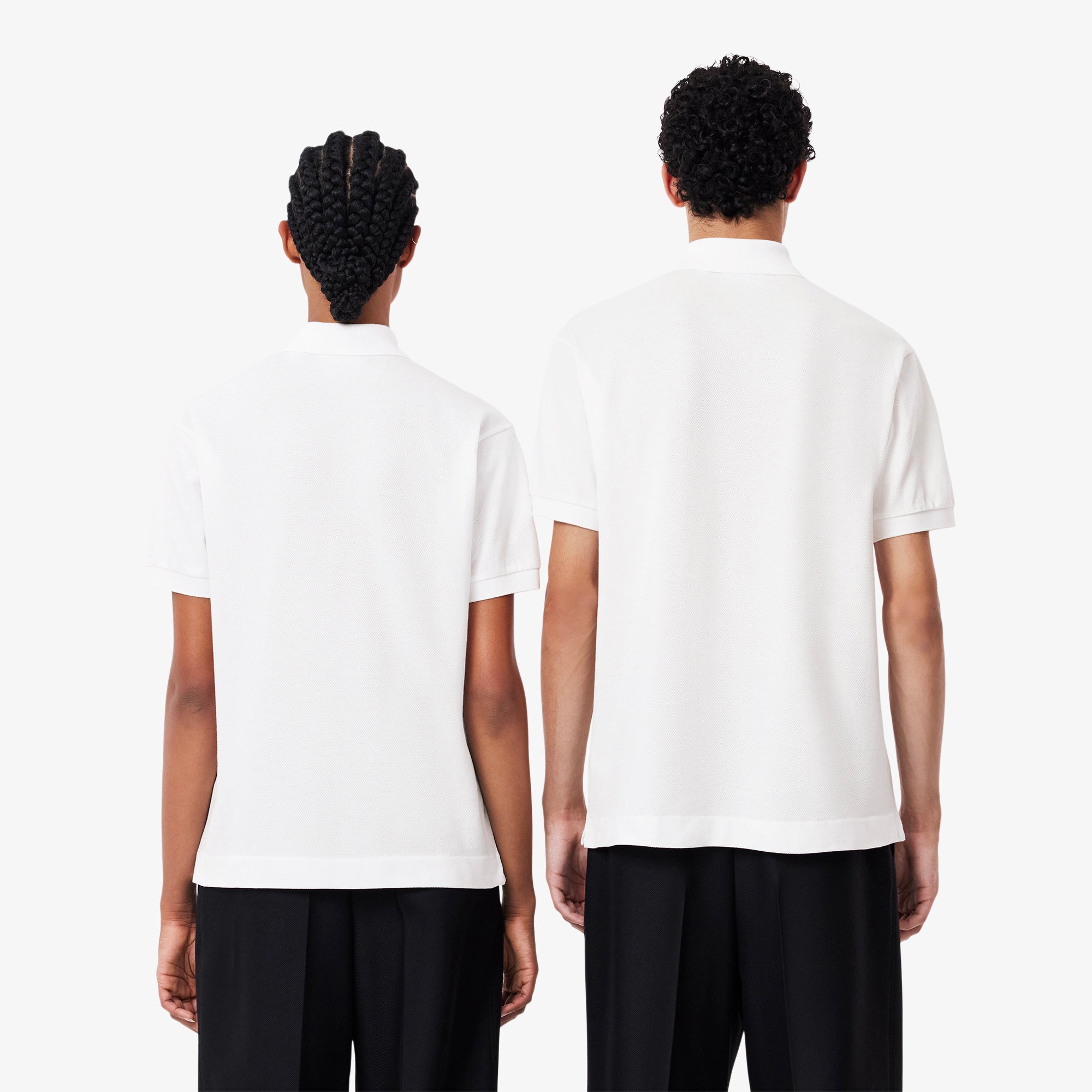 Áo LACOSTE Petite Piqué Photographic Polo #001 / White - Kallos Vietnam