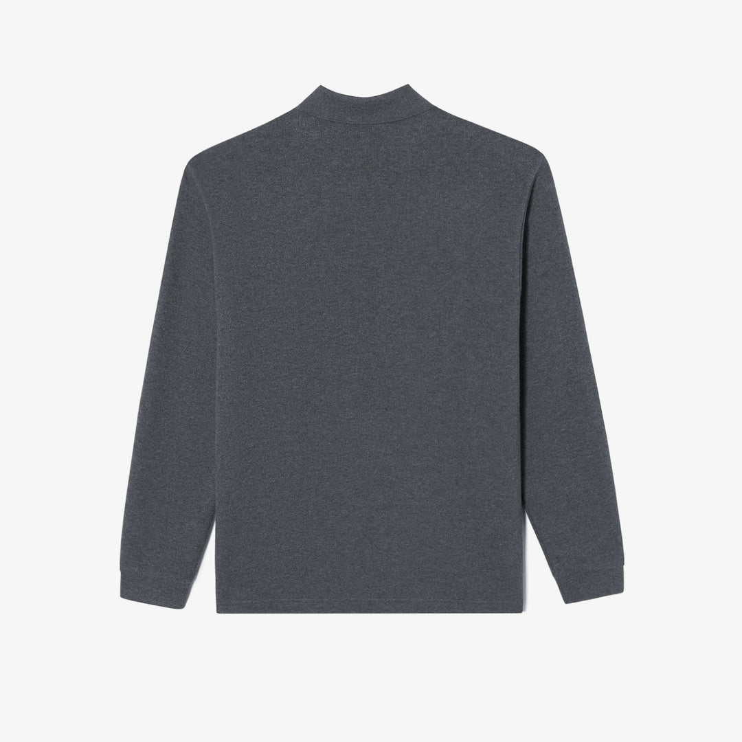 Áo LACOSTE Sweater-Like Long-Sleeve Polo #050 / Grey Pitch