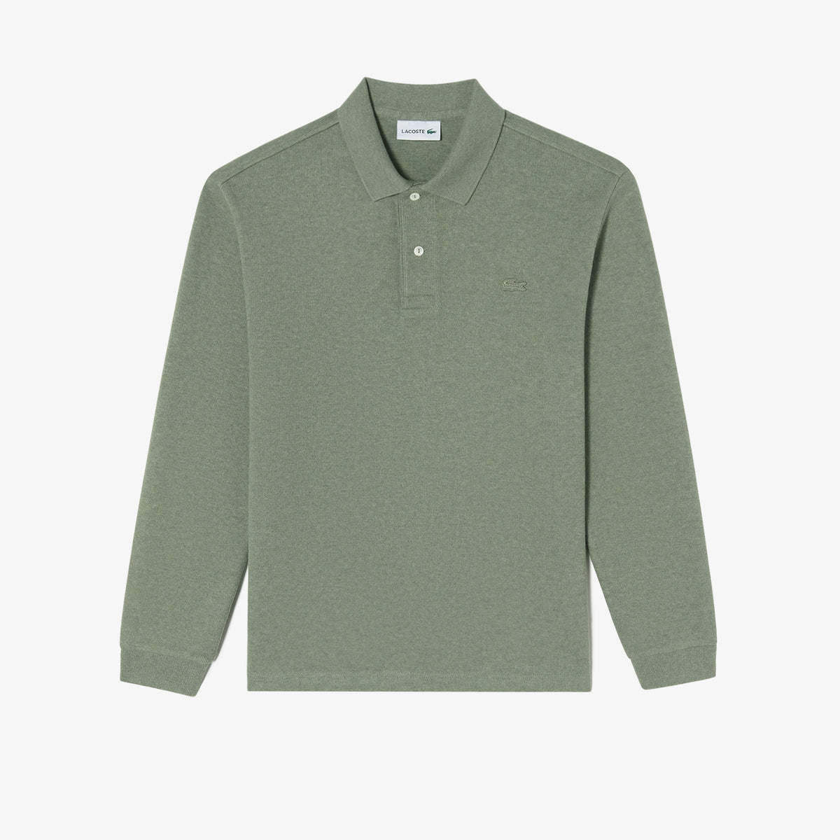 Áo LACOSTE Sweater-Like Long-Sleeve Polo #BMY / Green