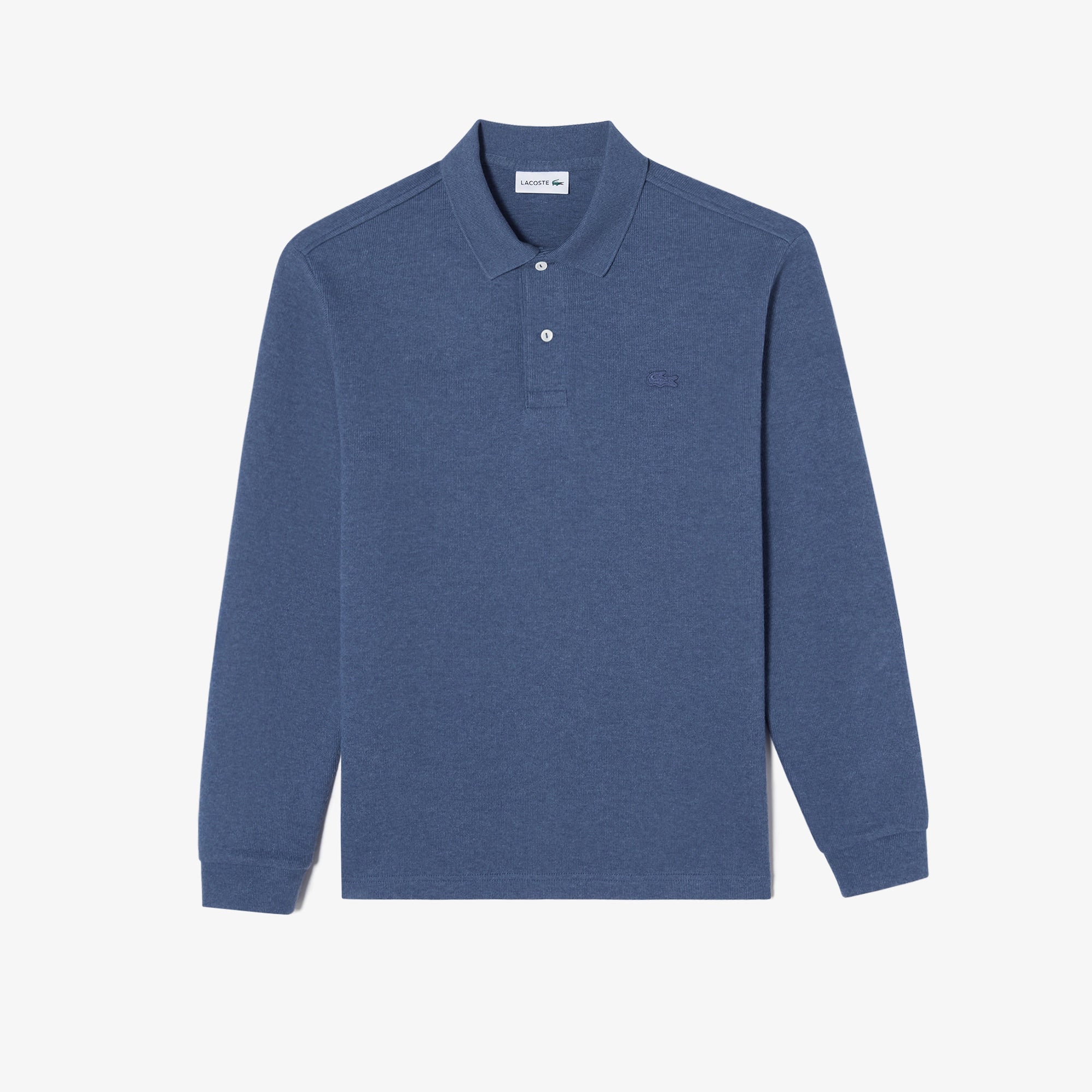 Áo LACOSTE Sweater-Like Long-Sleeve Polo #HBM / Blue - Kallos Vietnam
