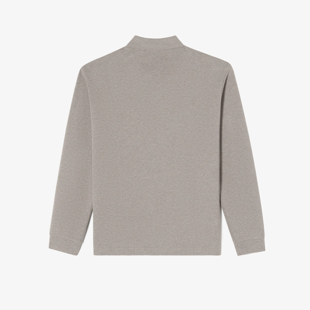 Áo LACOSTE Sweater-Like Long-Sleeve Polo #SIX / Grey