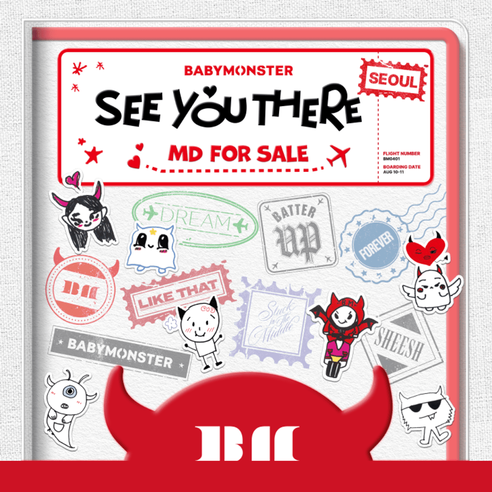 Bộ Ảnh BABYMONSTER PVC Frame + 2 Cut Photo Set - Kallos Vietnam