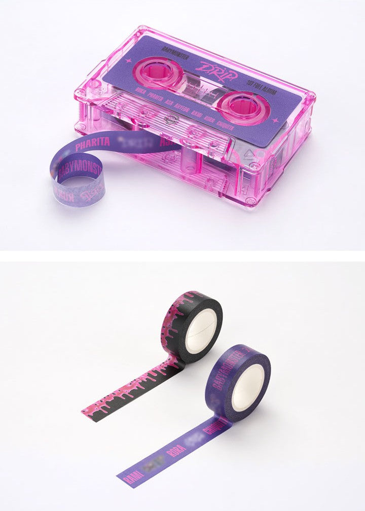 Băng Keo BABYMONSTER Masking Tape + Cutter - Kallos Vietnam