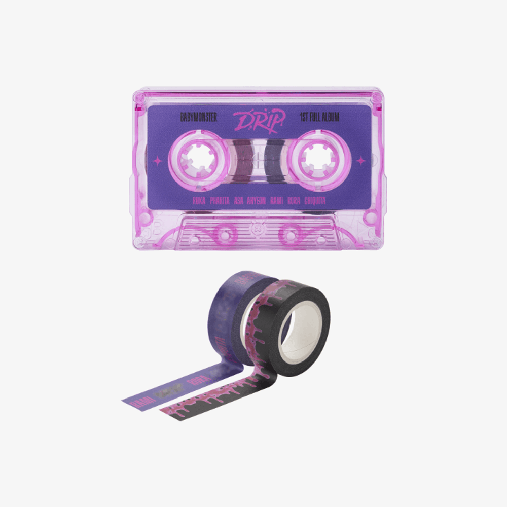 Băng Keo BABYMONSTER Masking Tape + Cutter - Kallos Vietnam