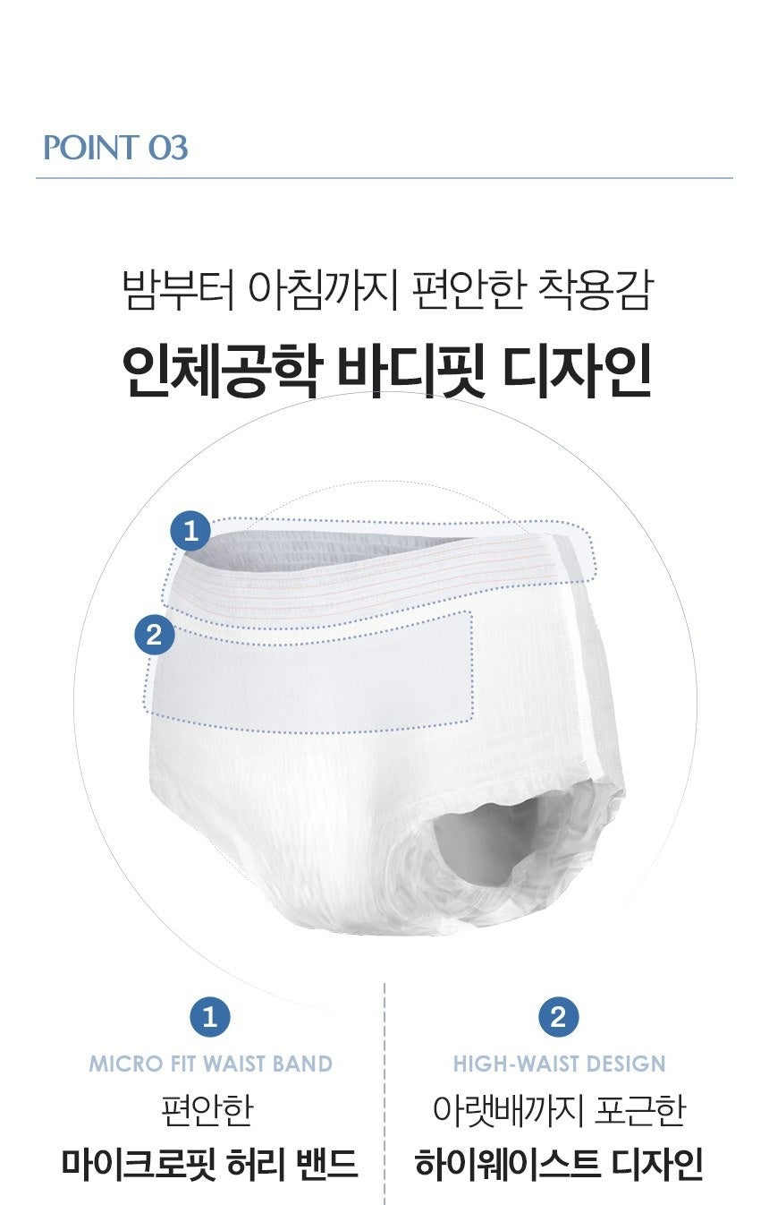 Băng Quần INERTIA The Prism Organic Overnight Sanitary Pads #95 - 105 cm-Kallos