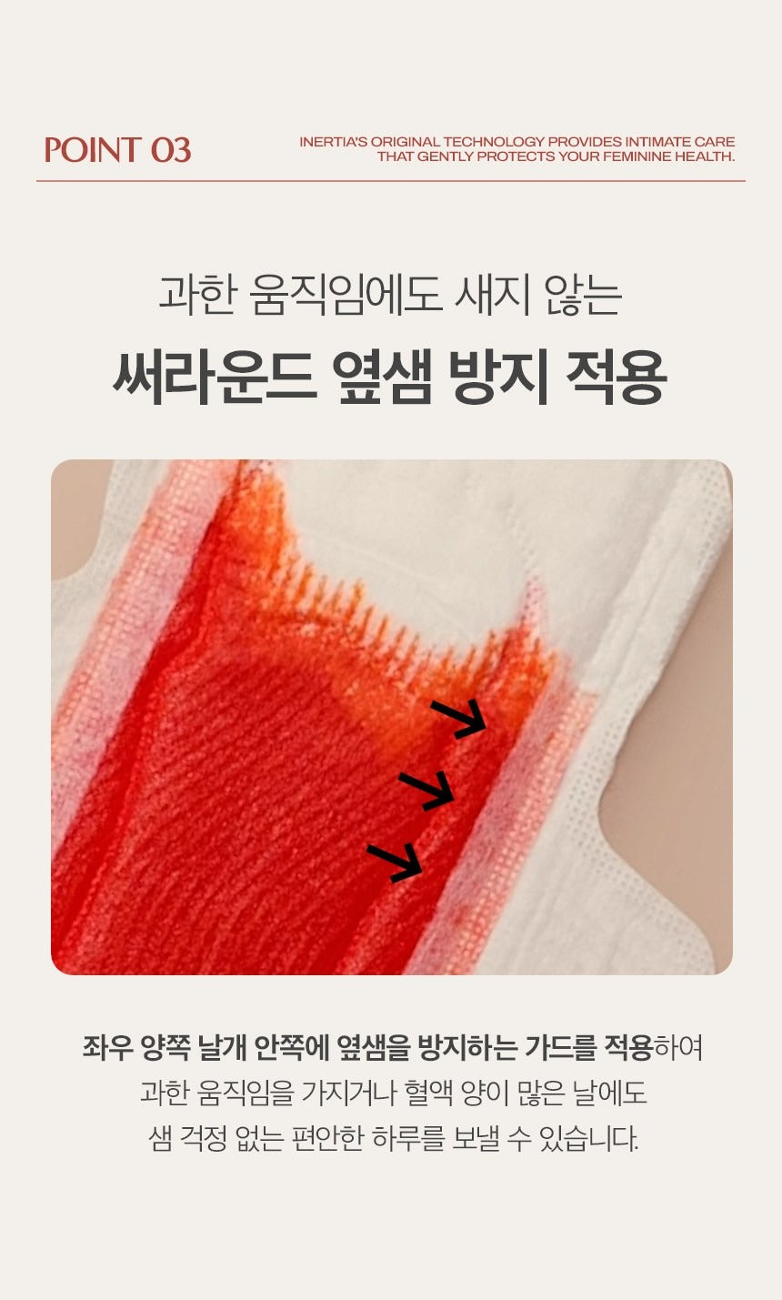 Băng Vệ Sinh INERTIA The Perfection Organic Sanitary Pads #28 cm