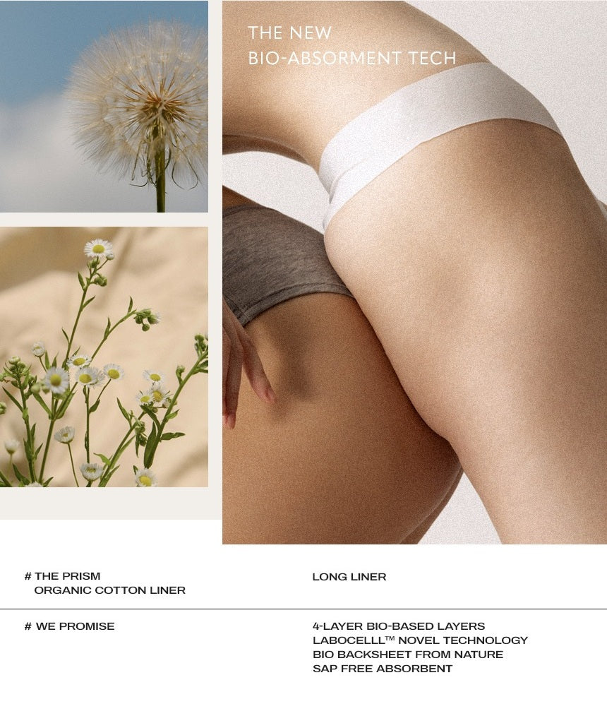 Băng Vệ Sinh Inertia The Prism Organic Daily Liners #17.8 cm