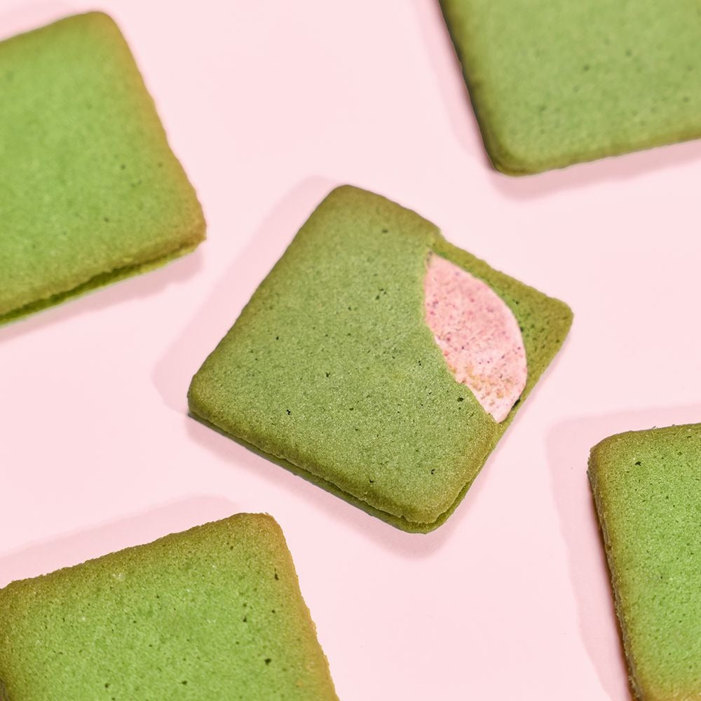 Bánh Quy OSULLOC Green Tea Strawberry Langue De Chat-Kallos