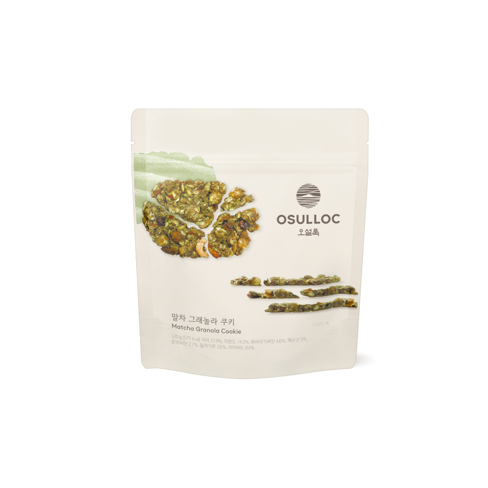 Bánh Quy OSULLOC Matcha Granola Cookie-Kallos
