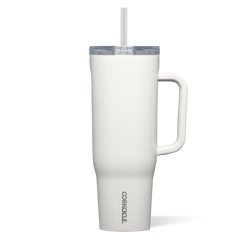Bình Nước Corkcicle Cruiser Tumbler with Handle #Oat Milk