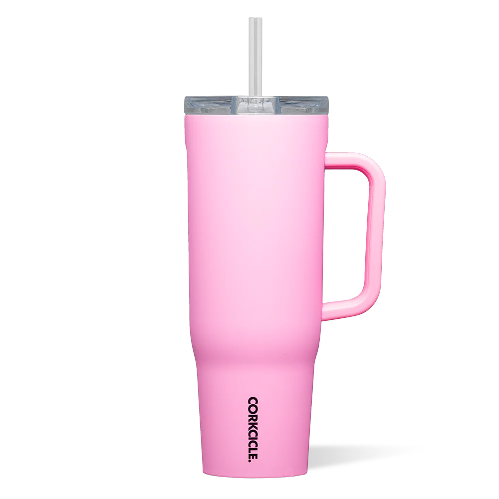 Bình Nước Corkcicle Cruiser Tumbler with Handle #Sun-Soaked Pink