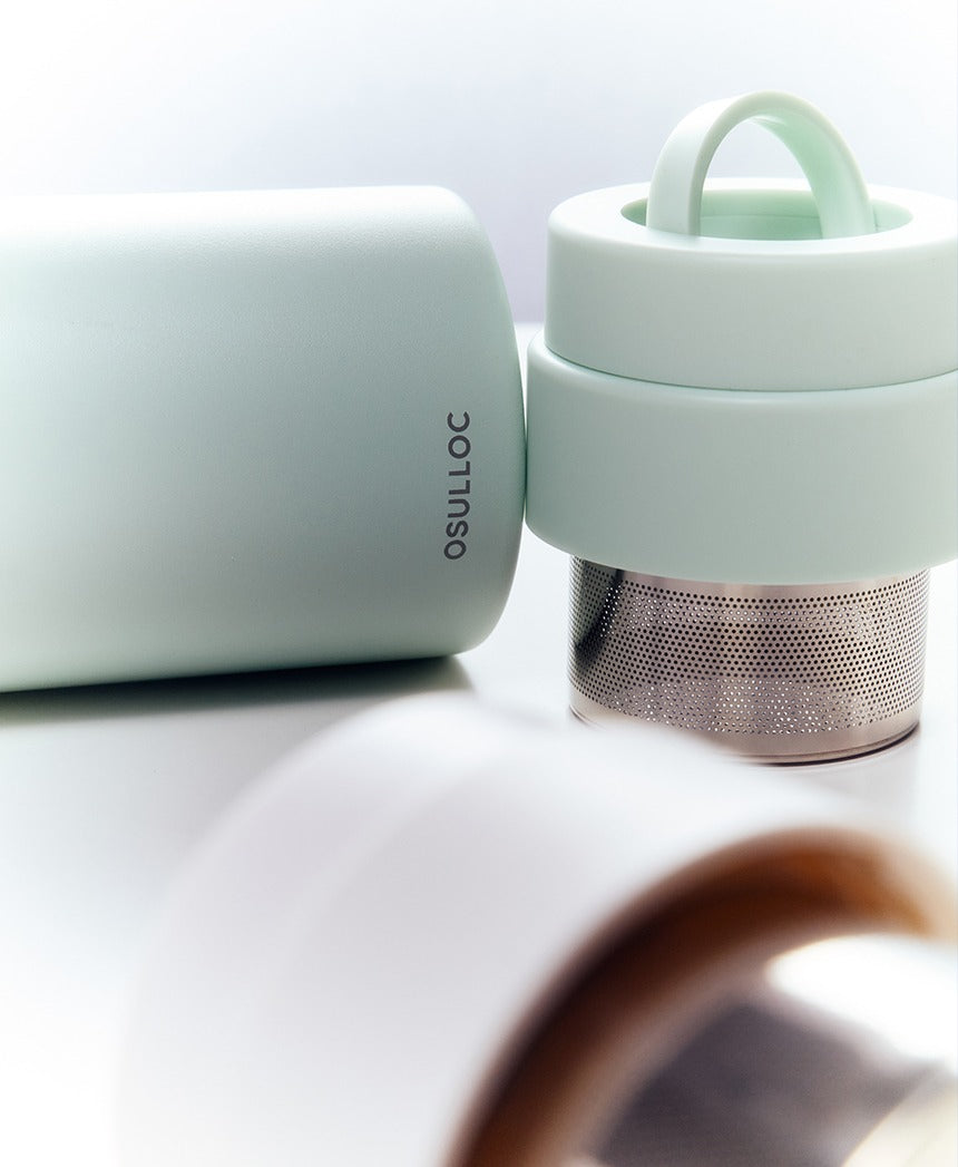 Bình Nước OSULLOC Signature Teaware O Tumbler Snow-Kallos