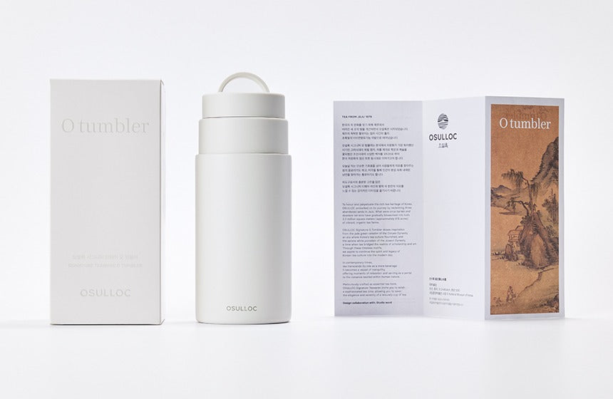 Bình Nước OSULLOC Signature Teaware O Tumbler Snow-Kallos