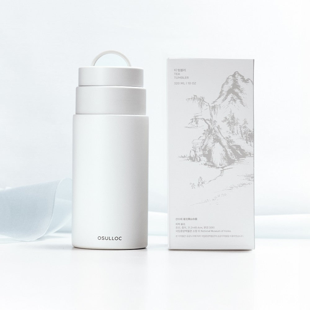 Bình Nước OSULLOC Signature Teaware O Tumbler Snow-Kallos